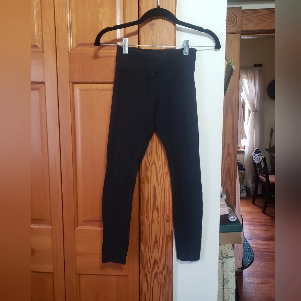 Justice Classic Black Leggings Pants Girls 10